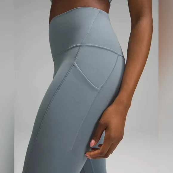 NWT Lululemon Align High-Rise Pant with Pockets 25" in Belgian Blue - Picture 1 of 9